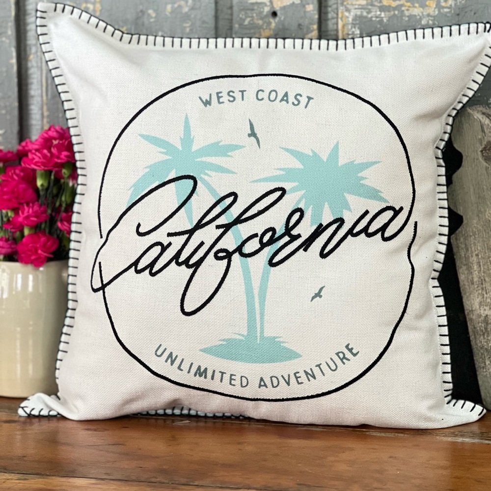 California Adventure Throw Pillow